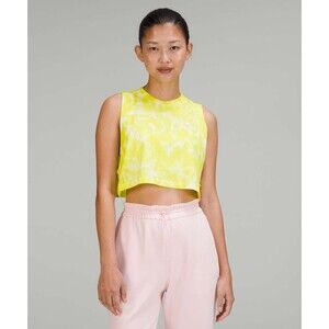 Lululemon All Yours Cropped Cotton Tank Top
Marmoleado Tie Dye Highlight Yellow